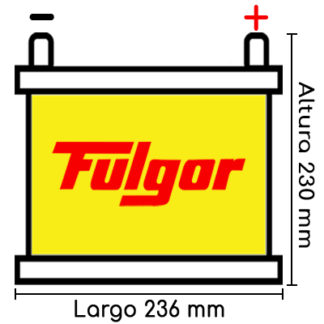 Batería Fulgor Black 22NF 800 amps