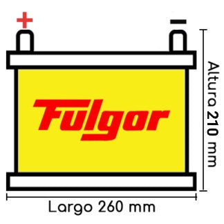 Bateria Fulgor 34m 1000 amps