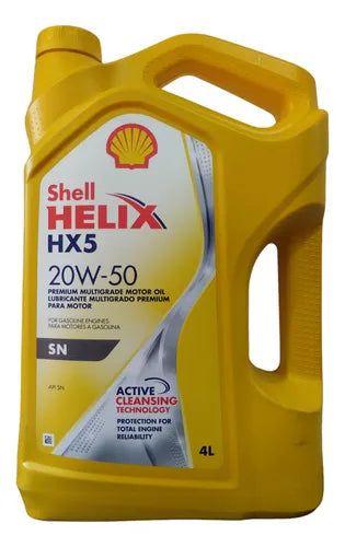 SHELL HELIX HX5 20W-50 SN 4LT