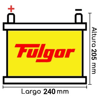 Bateria Fulgor 86 800 amps